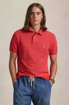 Хлопковая рубашка-поло Polo Ralph Lauren, красный