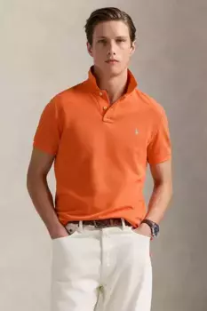 Хлопковая рубашка-поло Polo Ralph Lauren, оранжевый