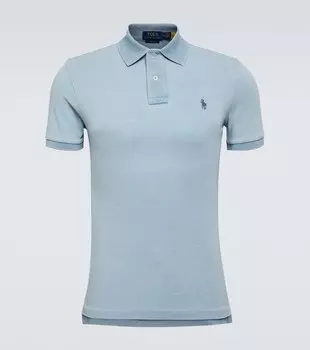 Хлопковая рубашка-поло Polo Ralph Lauren, синий