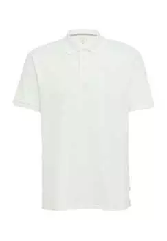 Хлопковая рубашка-поло Qs, белый