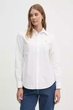 Хлопковая рубашка Polo Ralph Lauren, белый