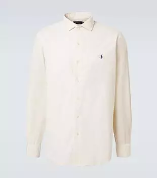 Хлопковая рубашка Polo Ralph Lauren, Clubhouse Cream
