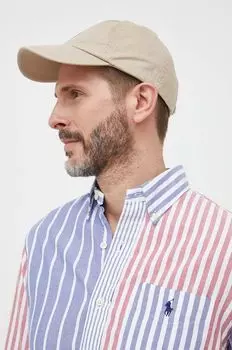 Хлопковая рубашка Polo Ralph Lauren, мультиколор