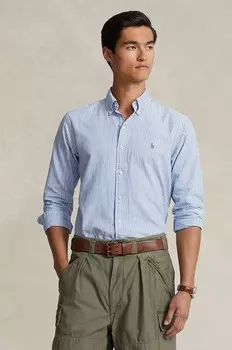 Хлопковая рубашка Polo Ralph Lauren, мультиколор