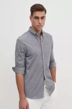 Хлопковая рубашка Polo Ralph Lauren, темно-синий