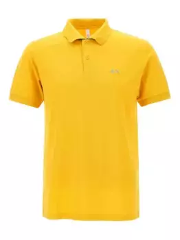 Хлопковая рубашка-поло Sun68, желтый