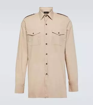Хлопковая рубашка Prada, Cammeo