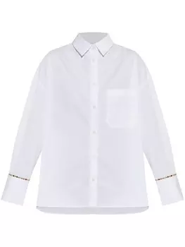 Хлопковая рубашка PS Paul Smith, белый