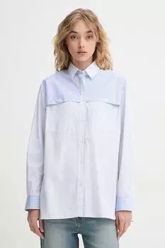 Хлопковая рубашка Ps Paul Smith, синий