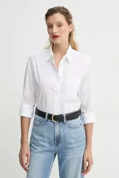 Хлопковая рубашка Rag & Bone, белый