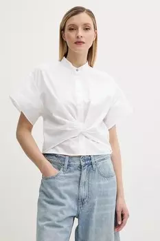 Хлопковая рубашка Rag & Bone, белый