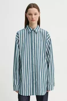 Хлопковая рубашка Remain, бирюзовый