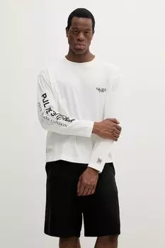 Хлопковая рубашка с длинным рукавом Colville Long Pepe Jeans, бежевый