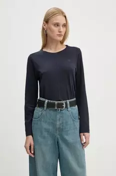 Хлопковая рубашка с длинным рукавом G-Star Raw, синий