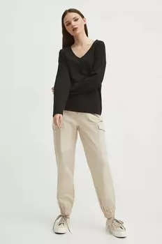 Хлопковая рубашка с длинным рукавом Medicine, черный