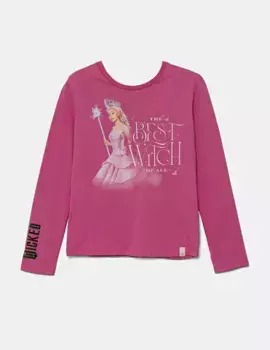 Хлопковая рубашка с длинными рукавами для мальчиков и девочек United Colors of Benetton, фиолетовый