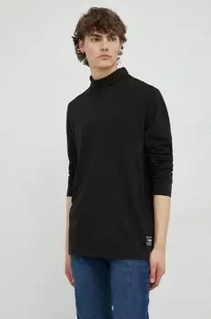 Хлопковая рубашка с длинными рукавами Levi's, черный