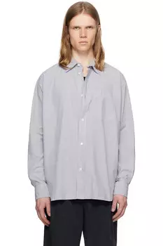 Хлопковая рубашка с тенселом Norse Projects, фиолетовый