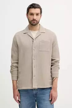 Хлопковая рубашка SANDWOOD Barbour, бежевый