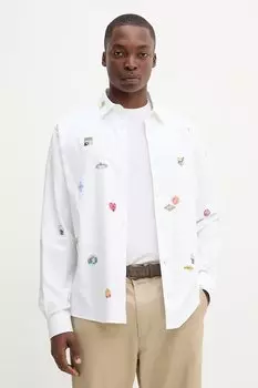 Хлопковая рубашка SAOPAOLO Desigual, белый