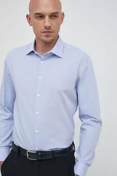 Хлопковая рубашка Seidensticker, синий