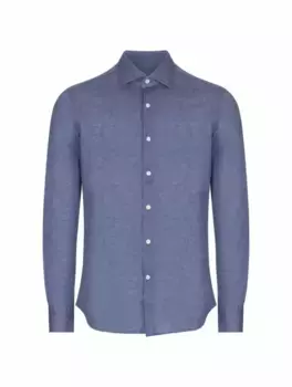 Хлопковая рубашка Sonrisa, синий