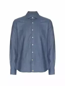 Хлопковая рубашка Sonrisa, синий