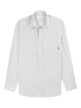 Хлопковая рубашка Sporty & Rich, зеленый