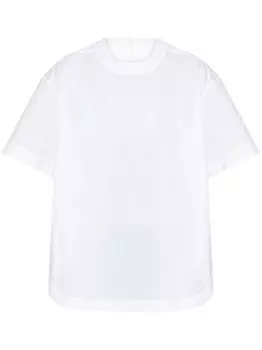 Хлопковая рубашка Theory, белый