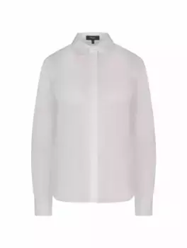 Хлопковая рубашка Theory, белый