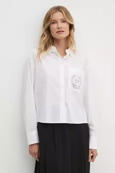 Хлопковая рубашка Tommy Hilfiger, белый