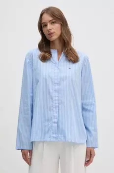 Хлопковая рубашка Tommy Hilfiger, синий