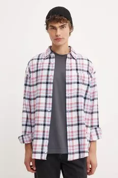 Хлопковая рубашка Tommy Jeans, белый