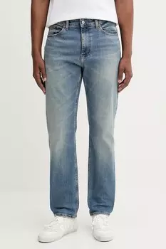 Хлопковая рубашка Tommy Jeans, бежевый