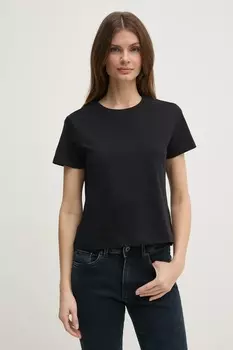 Хлопковая рубашка Tommy Jeans, серый