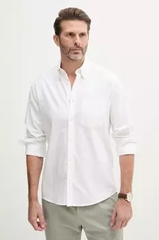 Хлопковая рубашка United Colors Of Benetton, белый