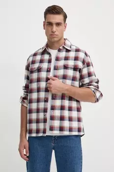 Хлопковая рубашка United Colors of Benetton, белый