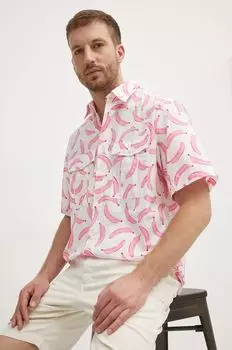 Хлопковая рубашка United Colors of Benetton, белый