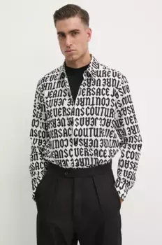 Хлопковая рубашка Versace Jeans Couture, белый