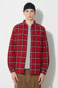 Хлопковая рубашка vik Fjallraven, красный