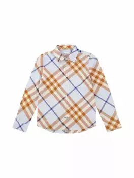 Хлопковая рубашка Vintage Check Burberry, мультиколор