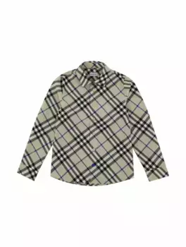 Хлопковая рубашка Vintage Check Burberry, мультиколор