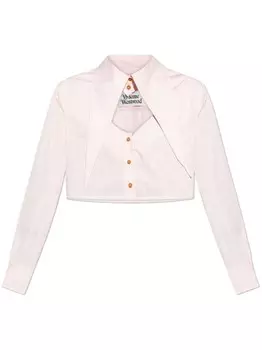 Хлопковая рубашка Vivienne Westwood, розовый