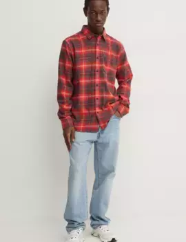 Хлопковая рубашка Volcom, красный