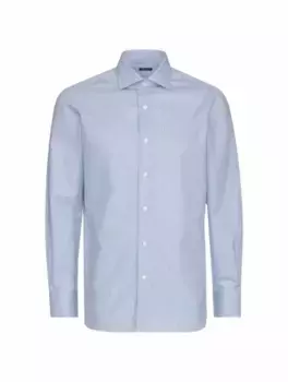 Хлопковая рубашка в клетку Finamore, мультиколор