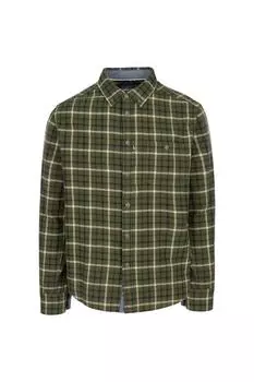Хлопковая рубашка в клетку Withnell Trespass, зеленый