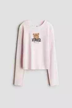 Хлопковая рубашка в рубчик H&M, мультиколор