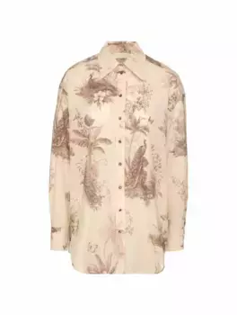 Хлопковая рубашка Waverly Zimmermann, мультиколор