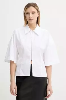 Хлопковая рубашка Won Hundred, белый