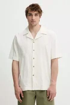 Хлопковая рубашка Won Hundred, бежевый